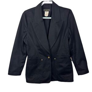 Sonia Rykiel Jeans Black Blazer Jacket